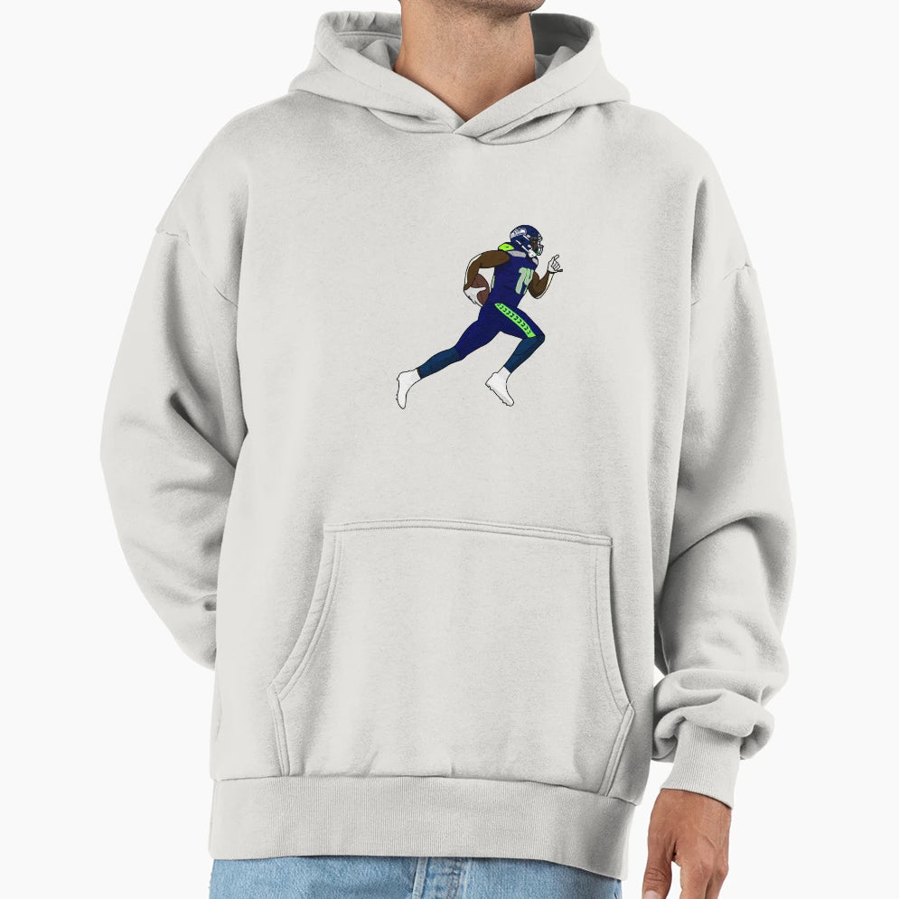 Dk Metcalf Drawing Hoodie - Streetwear Style for Adults - T-Shirt, Sweatshirt, Hoodie