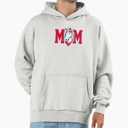 Horse Mom Womens Horse Lover Hoodie - Aesthetic Graphic Men Women - T-Shirt, Sweatshirt, Hoodie