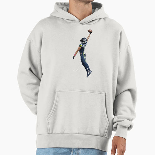 Seahawks Jsn Jaxon Smith Njigba Posterized Hoodie - Unique Graphic Unisex - T-Shirt, Sweatshirt, Hoodie