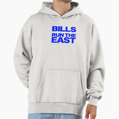 Bills Run East Hoodie - Custom Art Print for Adults - T-Shirt, Sweatshirt, Hoodie
