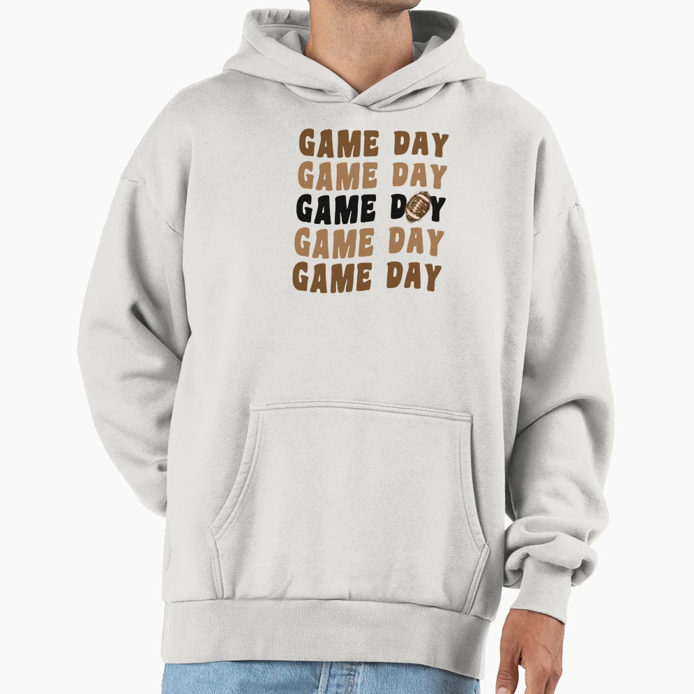 Football Game Day Hoodie - Unique Graphic Unisex - T-Shirt, Sweatshirt, Hoodie