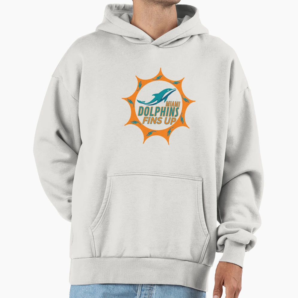 Miami Dolphins Hoodie - Custom Art Print Unisex - T-Shirt, Sweatshirt, Hoodie