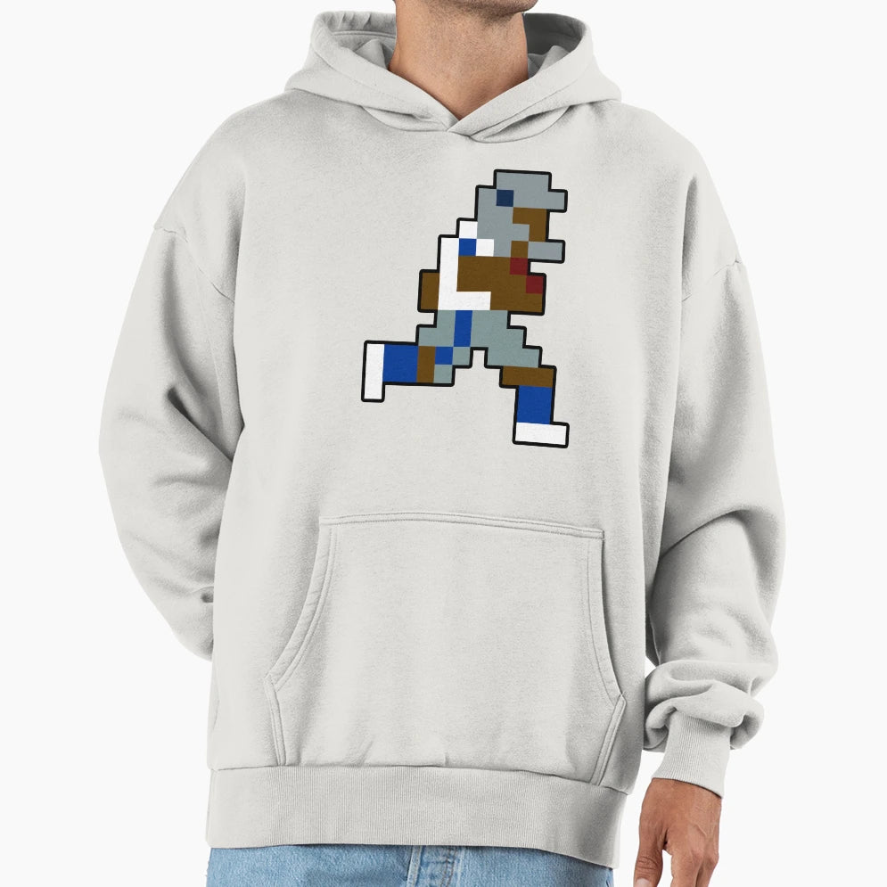 8 Bit Dallas Pixel Football Player Hoodie - Novelty Apparel Unisex - T-Shirt, Sweatshirt, Hoodie