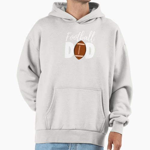 Football Dad Hoodie - Aesthetic Graphic Unisex - T-Shirt, Sweatshirt, Hoodie