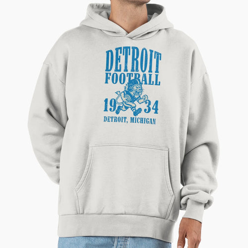 Football Detroit Lions Hoodie - Novelty Apparel for Adults - T-Shirt, Sweatshirt, Hoodie