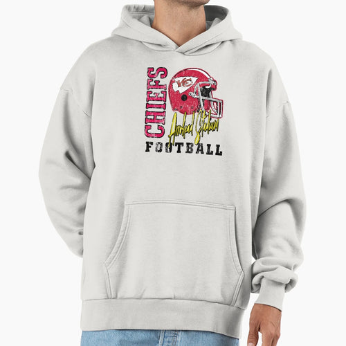 Kansas City Football Art Red And T-Shirt - Casual Everyday Wear for Adults - T-Shirt, Sweatshirt, Hoodie