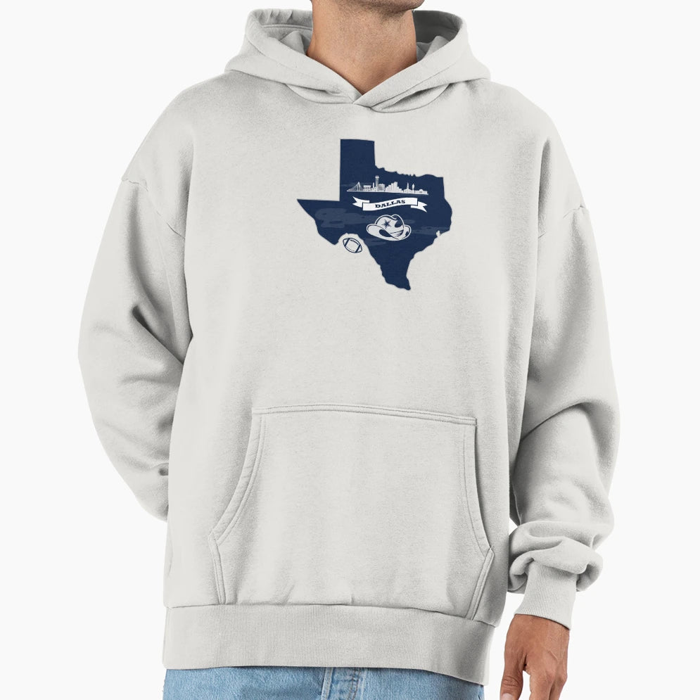 Dallas Cowboys Hoodie - Custom Art Print Unisex - T-Shirt, Sweatshirt, Hoodie