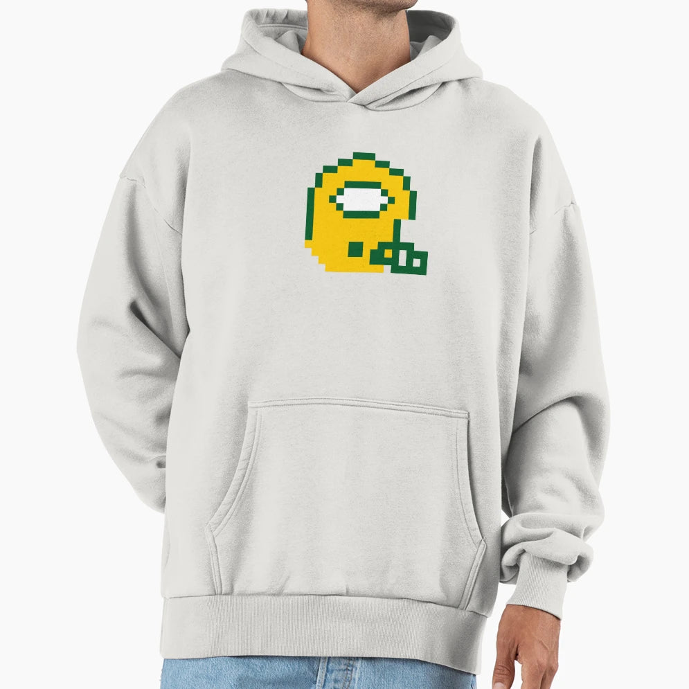 8 Bit Green Bay Hoodie - Minimalist Print Men Women - T-Shirt, Sweatshirt, Hoodie