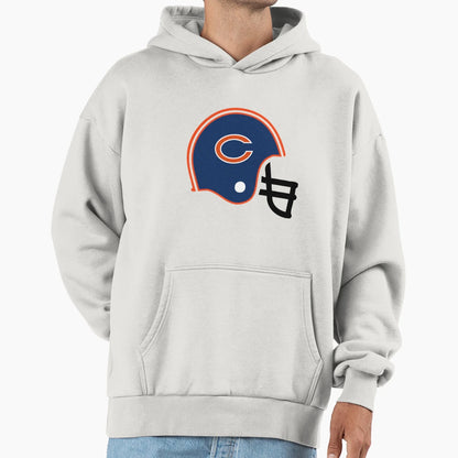 Colors Chicago Football Fan Hoodie - Graphic Print for Adults - T-Shirt, Sweatshirt, Hoodie