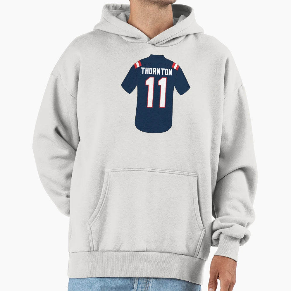 Tyquan Thornton Jersey Number 11 Hoodie - Graphic Print Unisex - T-Shirt, Sweatshirt, Hoodie