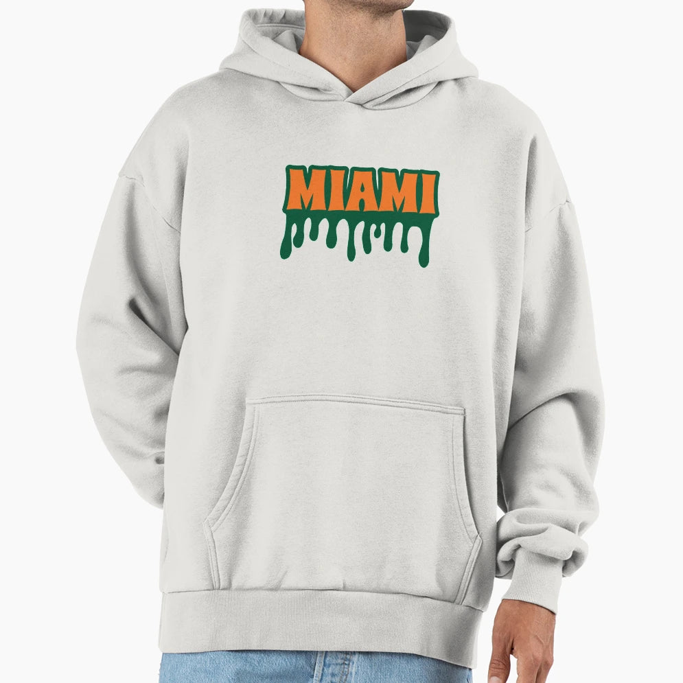 University Miami Hoodie - Custom Art Print for Adults - T-Shirt, Sweatshirt, Hoodie