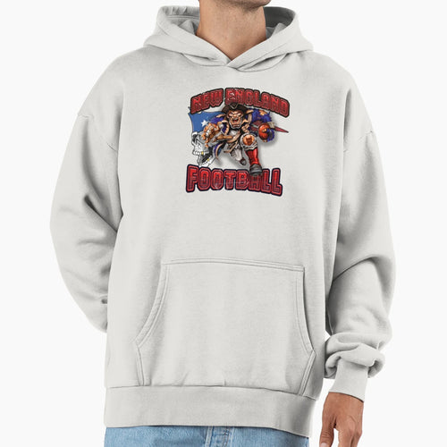 New England Football Detroit Football Hoodie - Minimalist Print Men Women - T-Shirt, Sweatshirt, Hoodie
