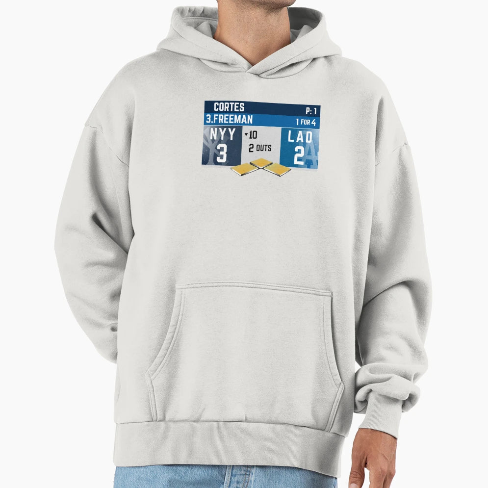 2024 World Series Walk Off Home Run Hoodie - Fun Novelty Design for Adults - T-Shirt, Sweatshirt, Hoodie