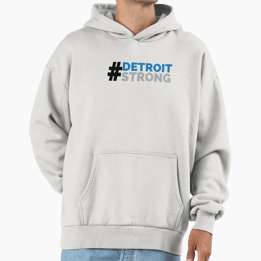 Detroitstrong Lions Hoodie - Fun Novelty Design Unisex - T-Shirt, Sweatshirt, Hoodie