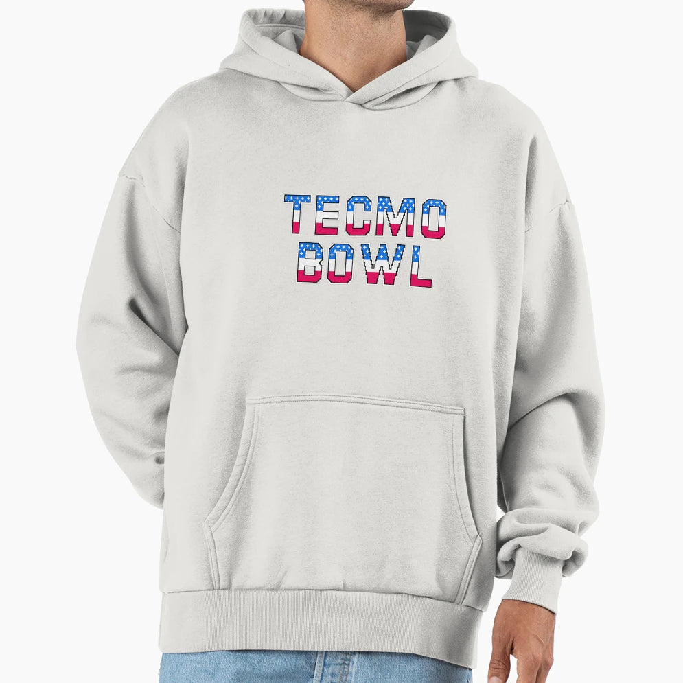 Tecmo Bowl Logo Fan Art Hoodie - Unique Graphic for Adults - T-Shirt, Sweatshirt, Hoodie