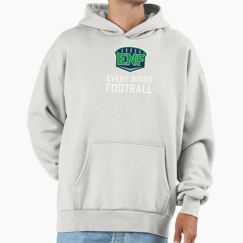 Every Night Football Primary Lockup Hoodie - Custom Art Print for Adults - T-Shirt, Sweatshirt, Hoodie