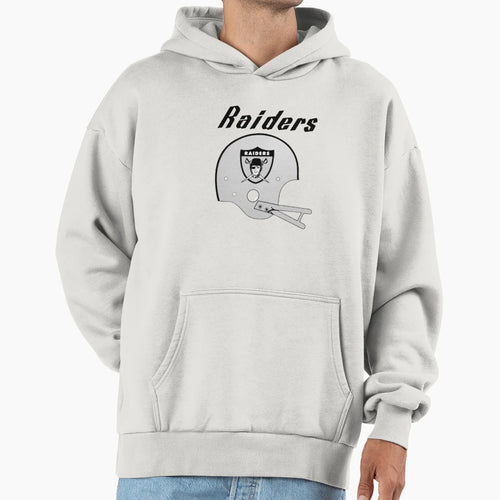 Raiders Football Helmet Hoodie - Custom Art Print Unisex - T-Shirt, Sweatshirt, Hoodie