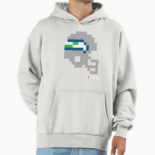 Seahawks Tecmo Bowl Helmet Hoodie - Aesthetic Graphic Unisex - T-Shirt, Sweatshirt, Hoodie