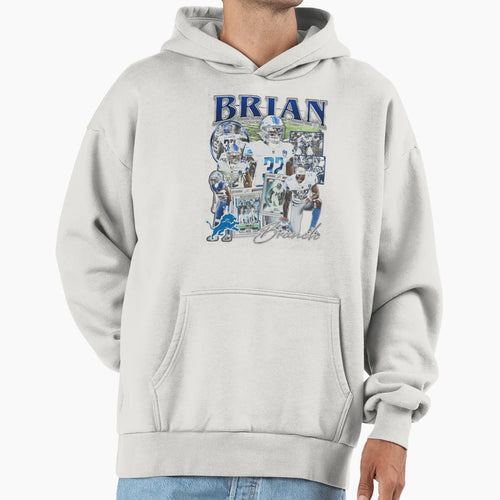 Brian Branch Hoodie - Custom Art Print for Adults - T-Shirt, Sweatshirt, Hoodie