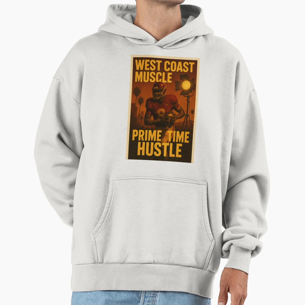 College West Coast Muscle Prime Time Hoodie - Casual Everyday Wear Unisex - T-Shirt, Sweatshirt, Hoodie