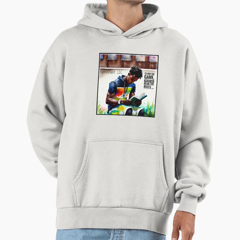 To Win Game You Must First Read Rules Hoodie - Graphic Print Men Women - T-Shirt, Sweatshirt, Hoodie