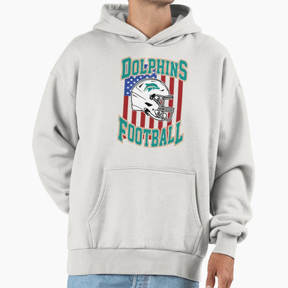 Art Miami Dolphins Hoodie - Casual Everyday Wear Unisex - T-Shirt, Sweatshirt, Hoodie