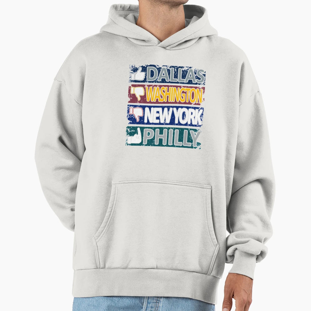 Football Fan Dallas City Hoodie - Aesthetic Graphic for Adults - T-Shirt, Sweatshirt, Hoodie