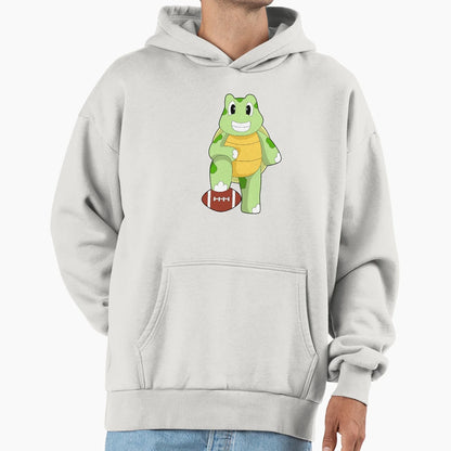 Turtle Football Sports Hoodie - Fun Novelty Design Unisex - T-Shirt, Sweatshirt, Hoodie