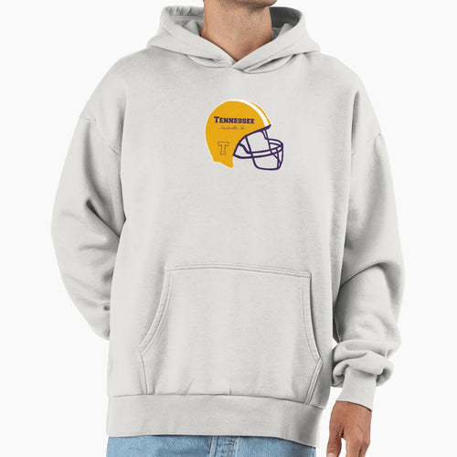 Nashville Tennessee Tn Football Helmet Hoodie - Aesthetic Graphic Men Women - T-Shirt, Sweatshirt, Hoodie