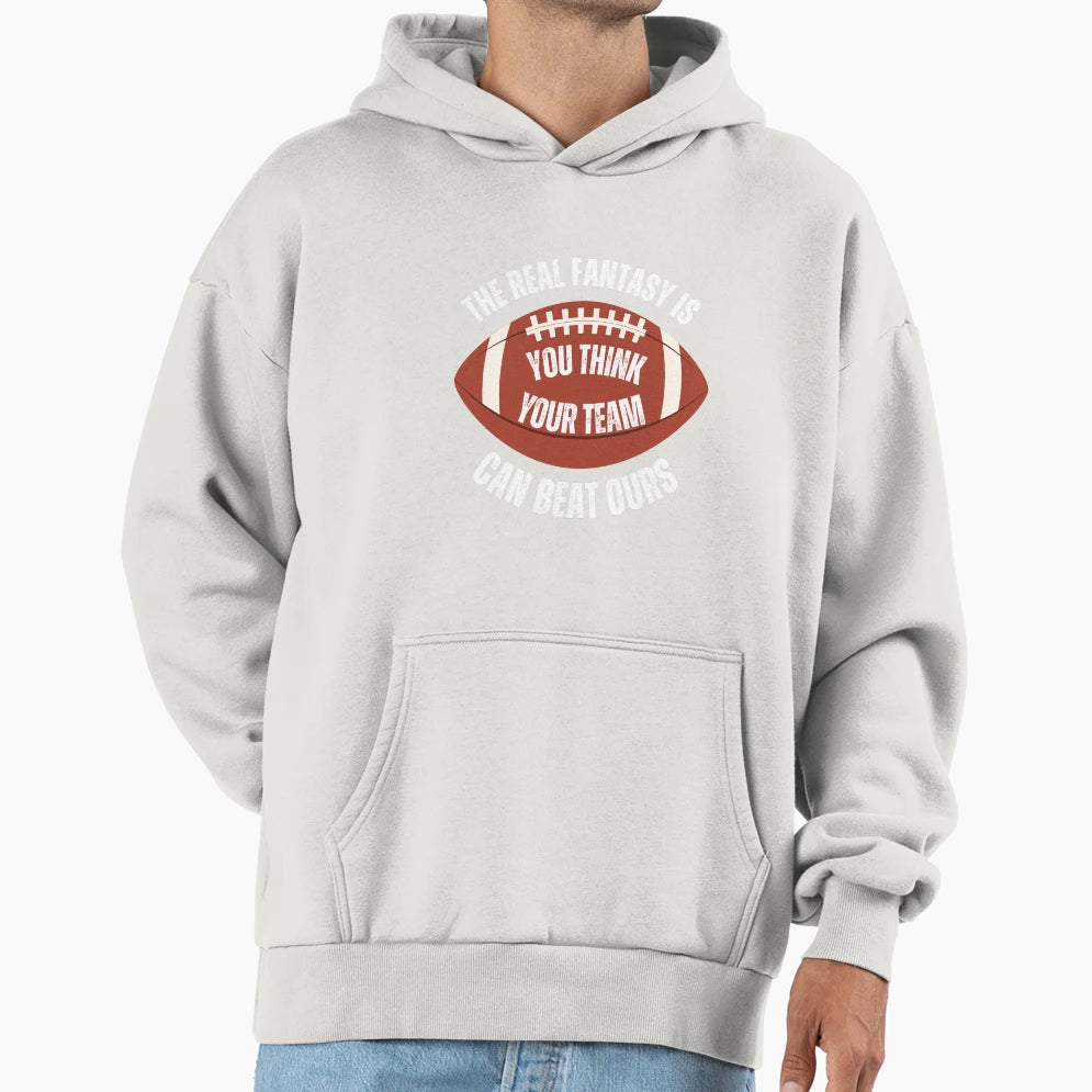 Funny Fantasy Football Hoodie - Aesthetic Graphic Men Women - T-Shirt, Sweatshirt, Hoodie