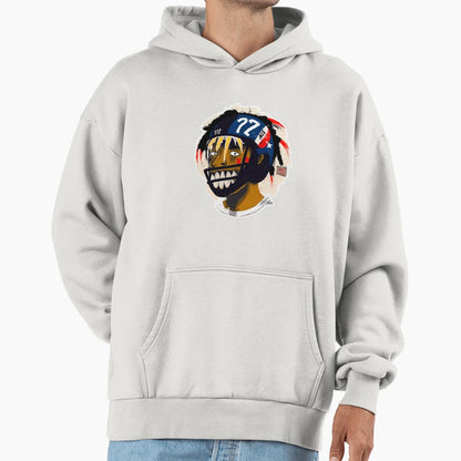 American Football Player Hoodie - Graphic Print Men Women - T-Shirt, Sweatshirt, Hoodie