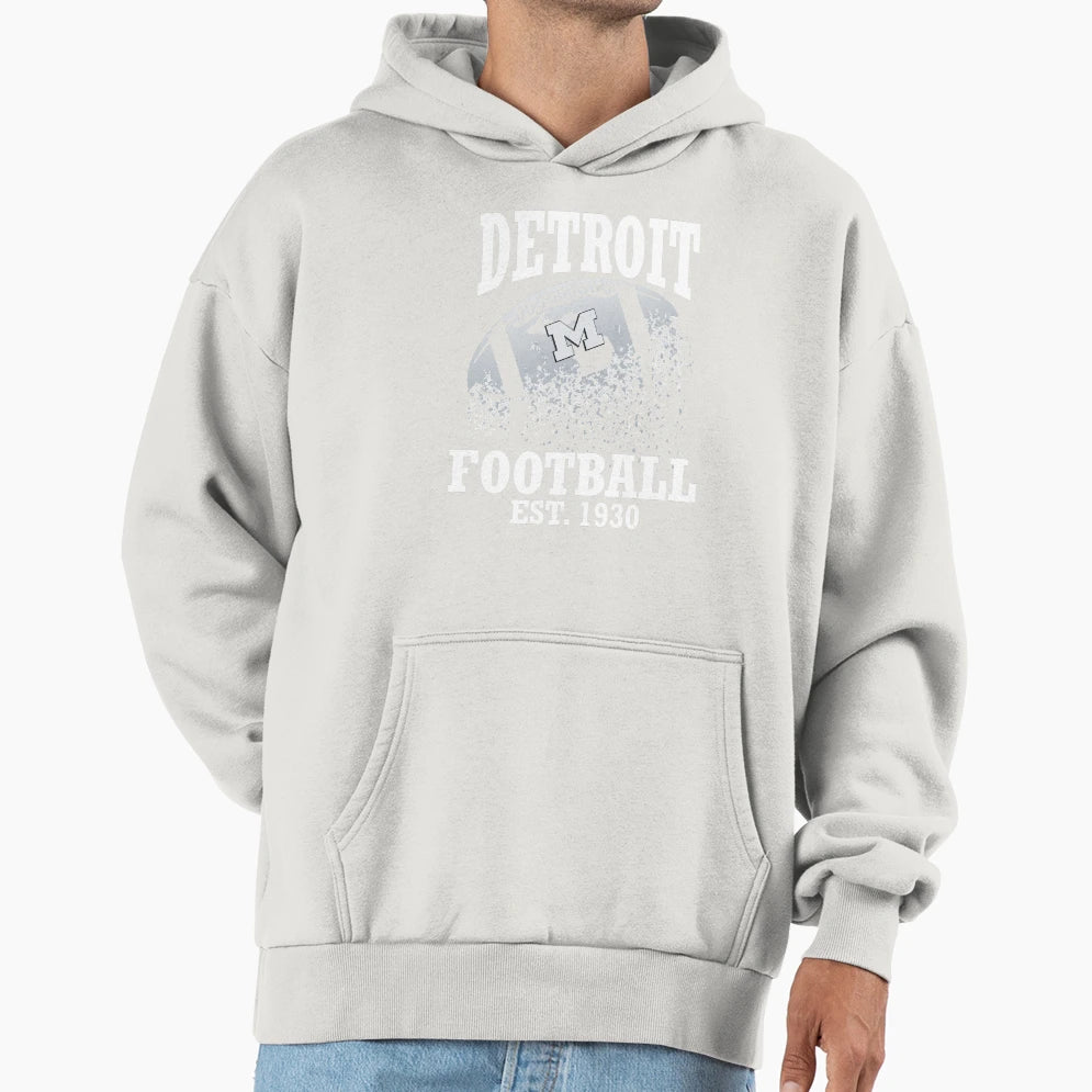 Detroit Football M Hoodie - Graphic Print Men Women - T-Shirt, Sweatshirt, Hoodie