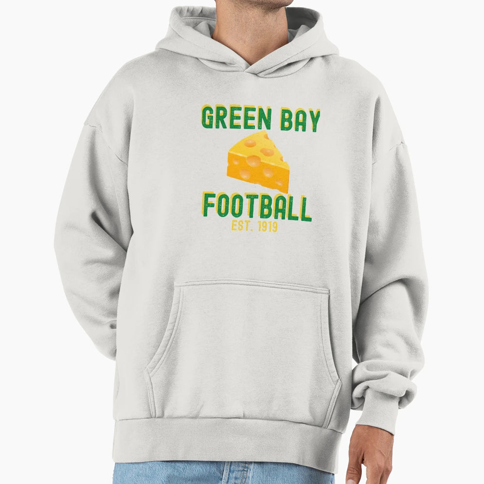 Green Bay Packers Football Team Hoodie - Fun Novelty Design for Adults - T-Shirt, Sweatshirt, Hoodie