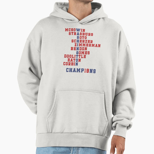 Washington Baseball 2019 Hoodie - Novelty Apparel Men Women - T-Shirt, Sweatshirt, Hoodie