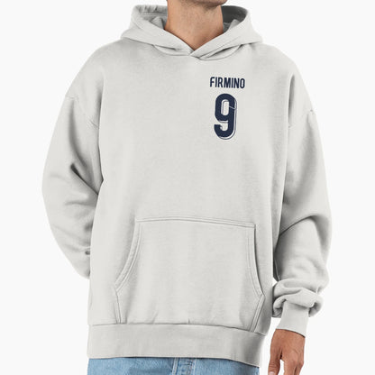 Firmino 9 Away Kit Hoodie - Custom Art Print for Adults - T-Shirt, Sweatshirt, Hoodie