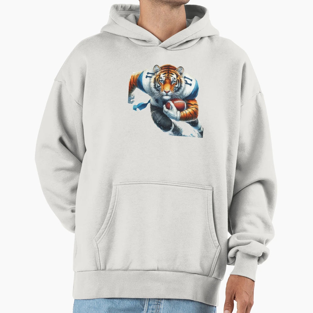 Tiger Athlete American Football Hoodie - Casual Everyday Wear for Adults - T-Shirt, Sweatshirt, Hoodie