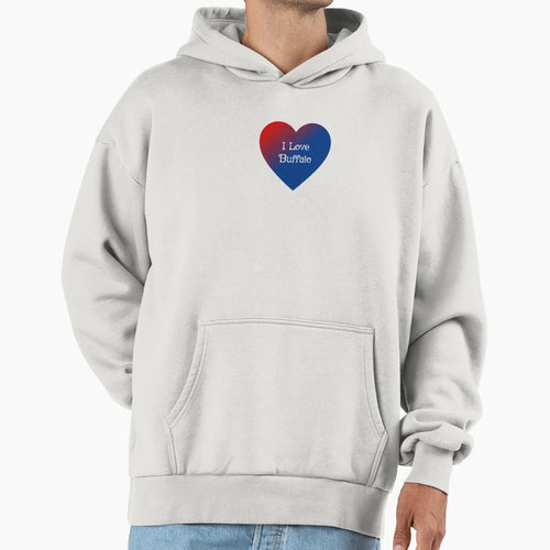 I Love Buffalo Hoodie - Aesthetic Graphic Unisex - T-Shirt, Sweatshirt, Hoodie
