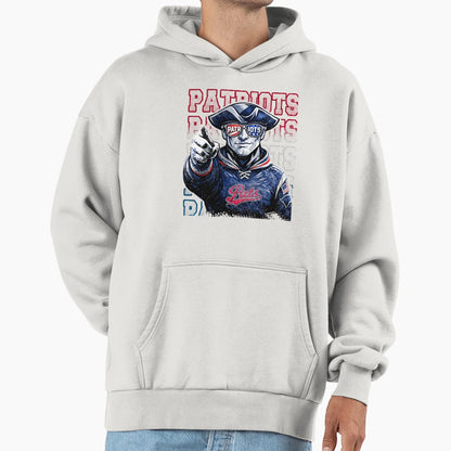 Face Sunglasses American Patriotic Face Hoodie - Minimalist Print Unisex - T-Shirt, Sweatshirt, Hoodie