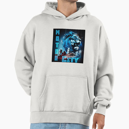 Motor City Detroit Hoodie - Unique Graphic for Adults - T-Shirt, Sweatshirt, Hoodie