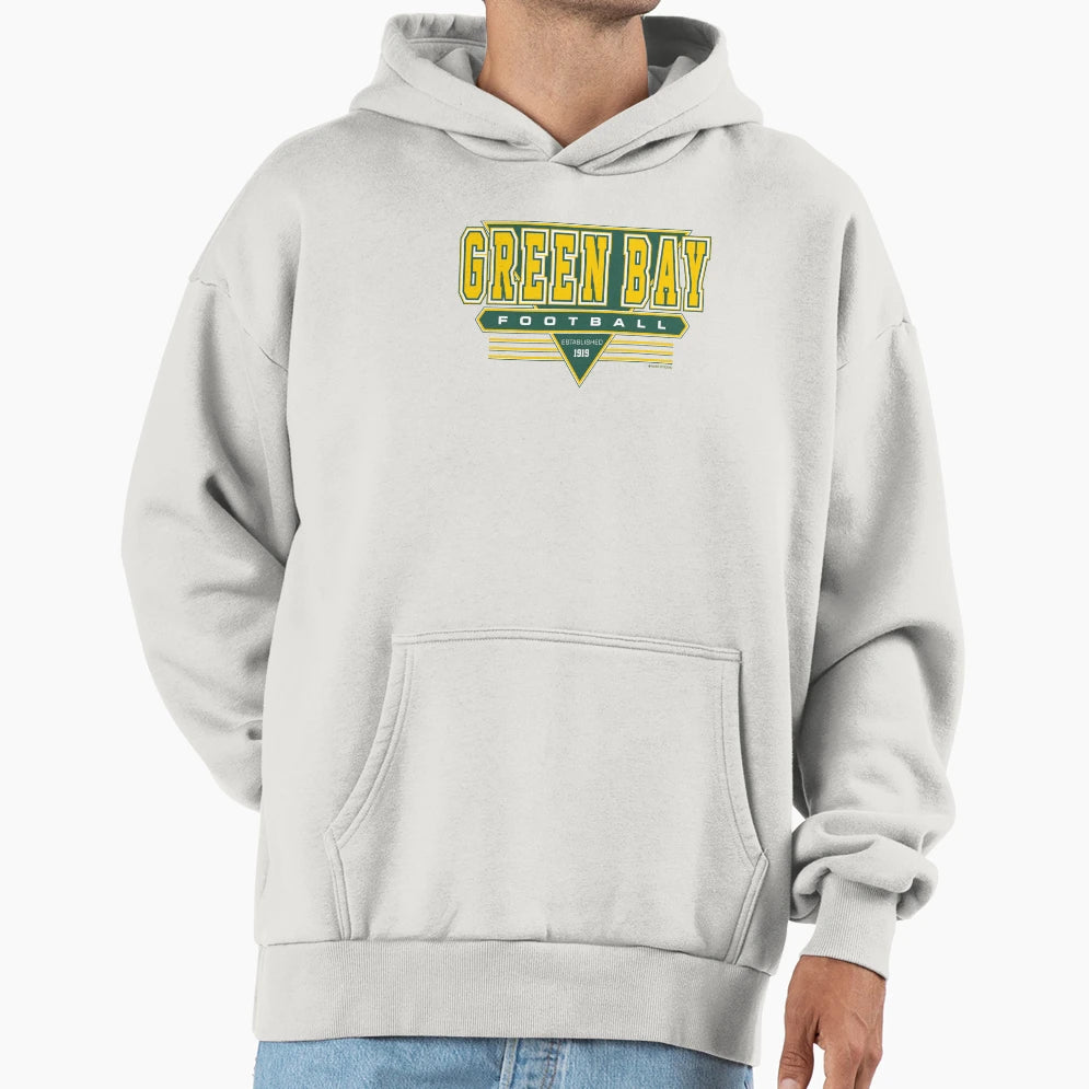 Green Bay Football Packers Hoodie - Casual Everyday Wear for Adults - T-Shirt, Sweatshirt, Hoodie