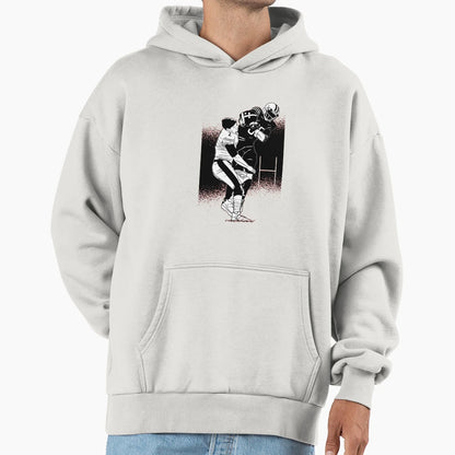 Football Players Hoodie - Minimalist Print Men Women - T-Shirt, Sweatshirt, Hoodie