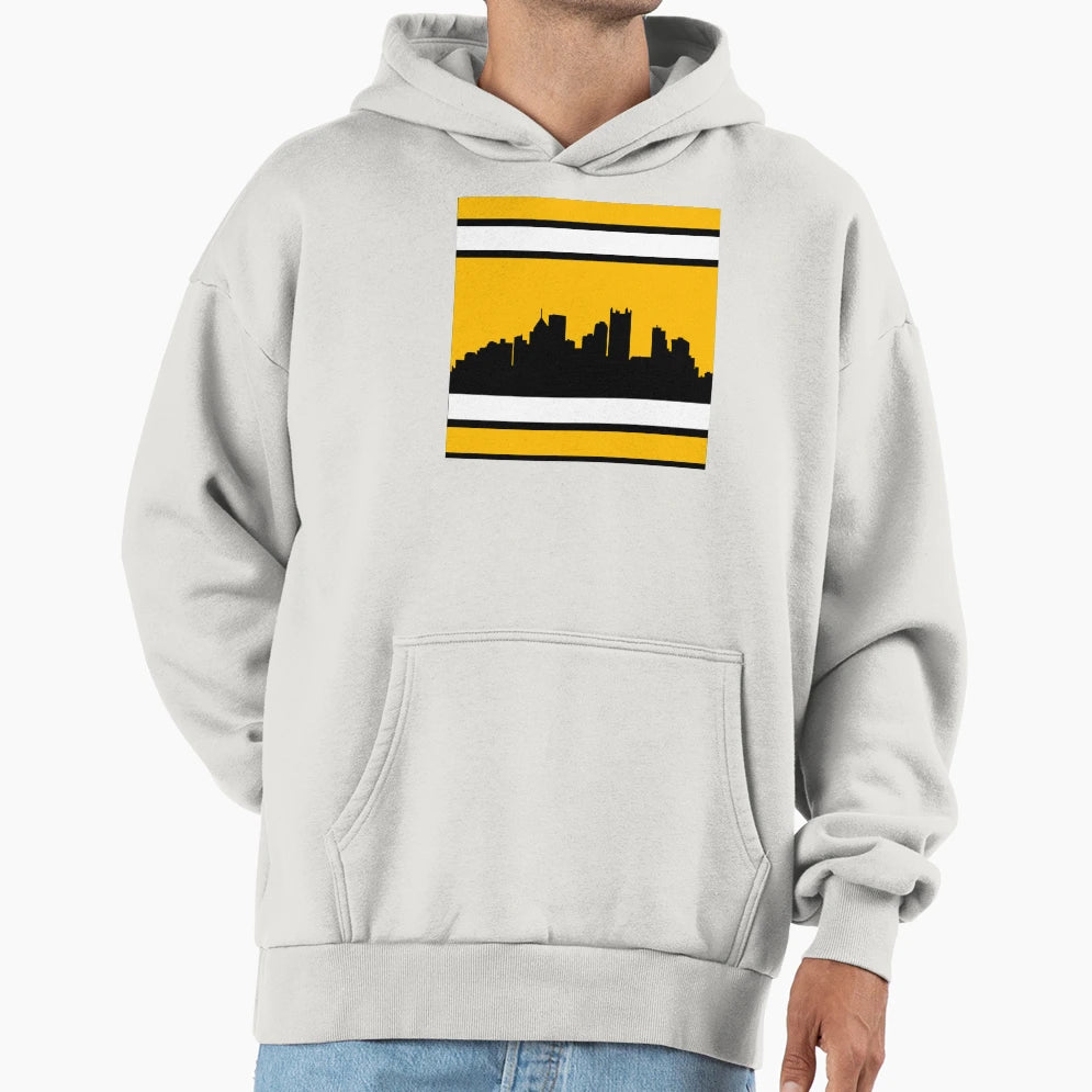 Steelers Home Stripe Hoodie - Unique Graphic Unisex - T-Shirt, Sweatshirt, Hoodie
