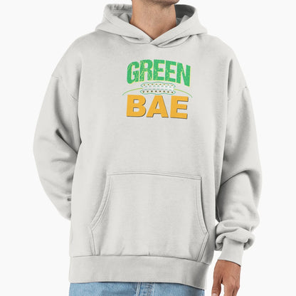 Green Bay Football Wisconsin Distressed Hoodie - Custom Art Print Unisex - T-Shirt, Sweatshirt, Hoodie