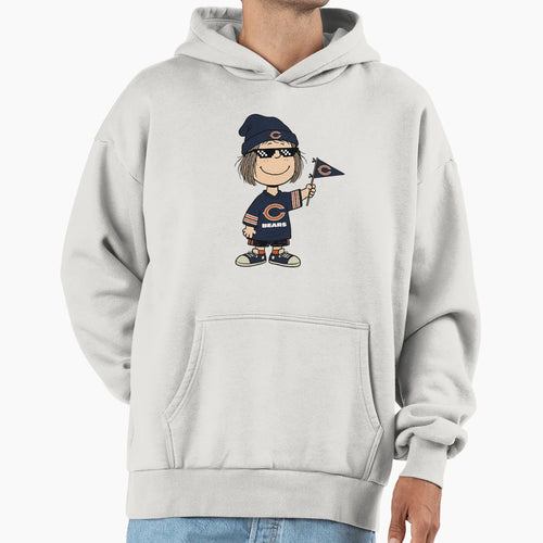 Snoopy Chicago Bears Hoodie - Minimalist Print for Adults - T-Shirt, Sweatshirt, Hoodie