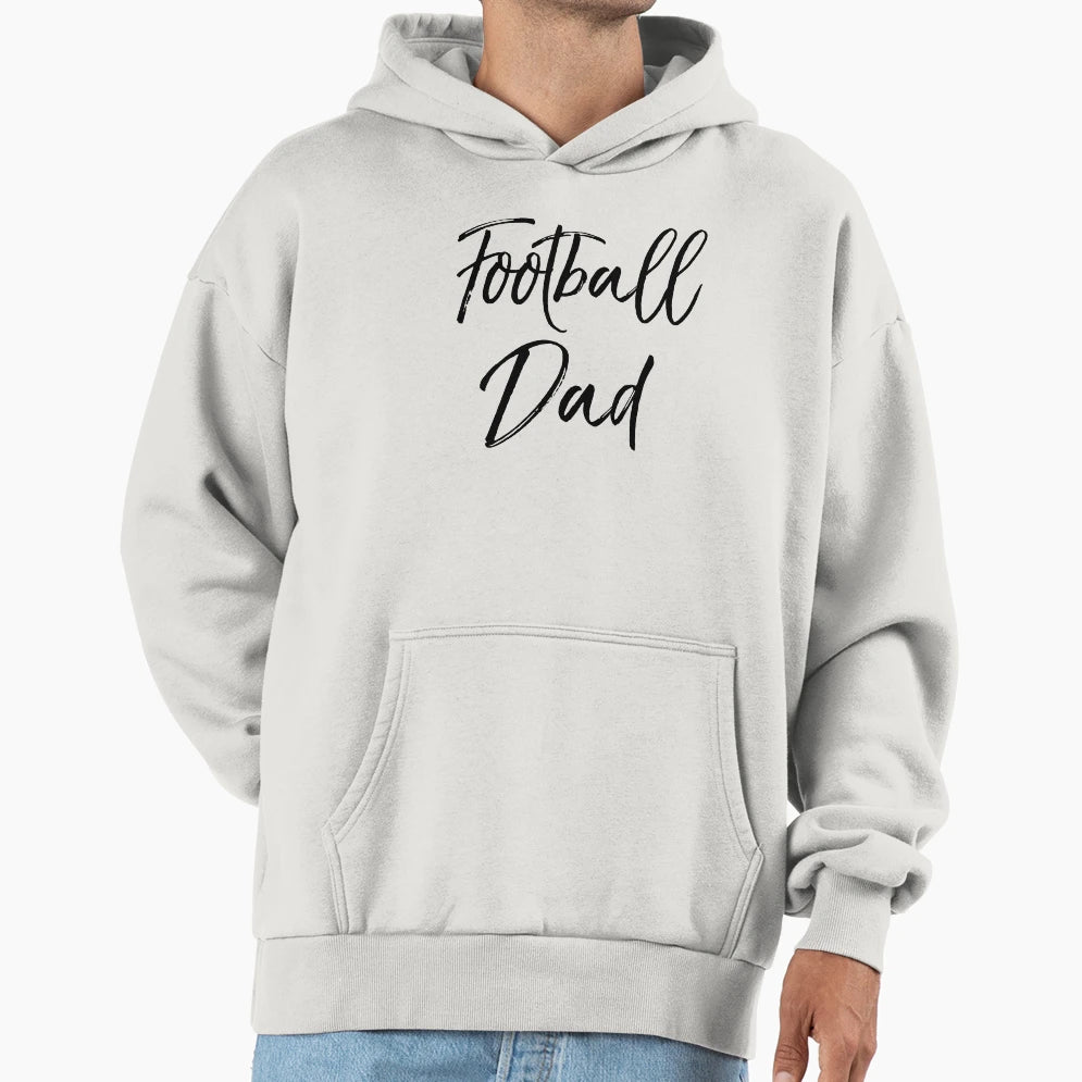 Football Dad Fathers Day Gift Hoodie - Unique Graphic for Adults - T-Shirt, Sweatshirt, Hoodie