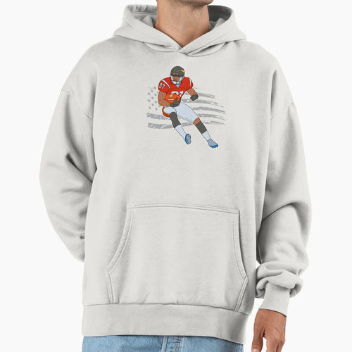 American Football Funny Hoodie - Unique Graphic for Adults - T-Shirt, Sweatshirt, Hoodie