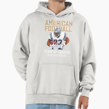 My American Football Lets American Hoodie - Aesthetic Graphic for Adults - T-Shirt, Sweatshirt, Hoodie