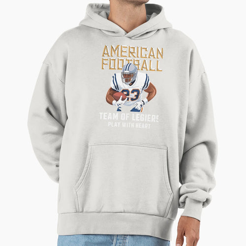 My American Football Lets American Hoodie - Aesthetic Graphic for Adults - T-Shirt, Sweatshirt, Hoodie