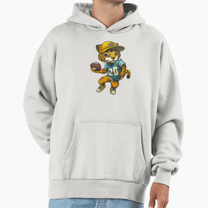 Jaguars Football Player Hoodie - Aesthetic Graphic for Adults - T-Shirt, Sweatshirt, Hoodie