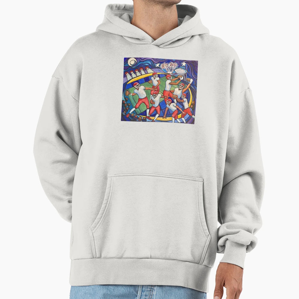 Waiting All Day Sunday Night Hoodie - Fun Novelty Design for Adults - T-Shirt, Sweatshirt, Hoodie